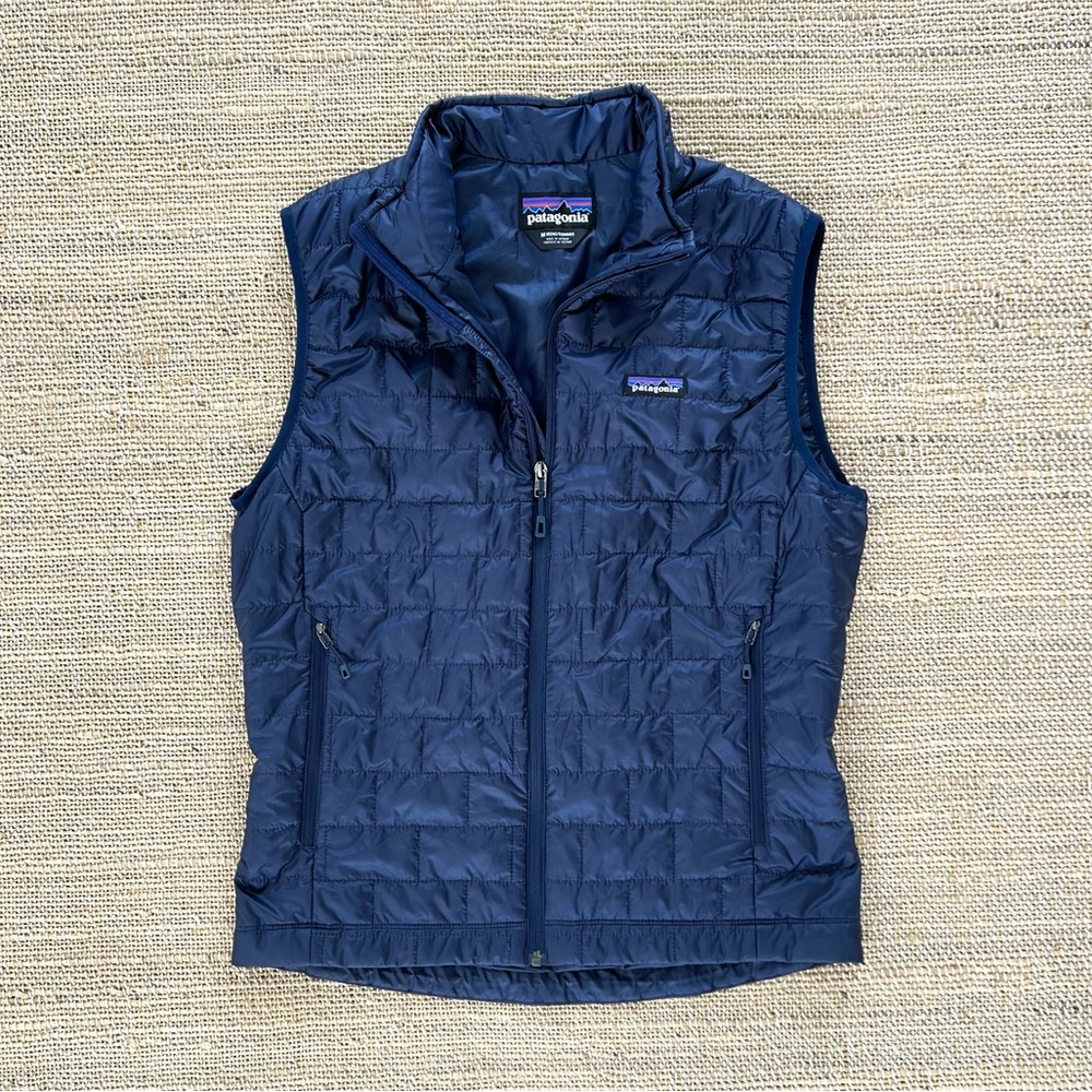 Patagonia Men’s Nano Puff Vest in Lagom Blue
